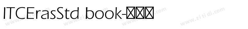 ITCErasStd book字体转换